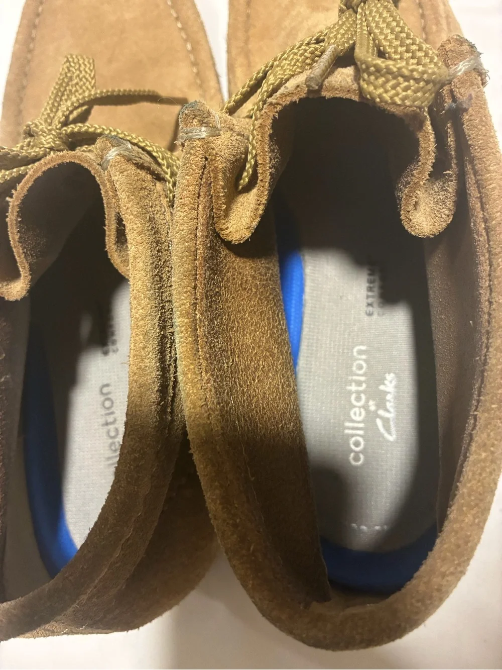 Men's Suede Clarks Boots - Tan Brown Suede Loafers